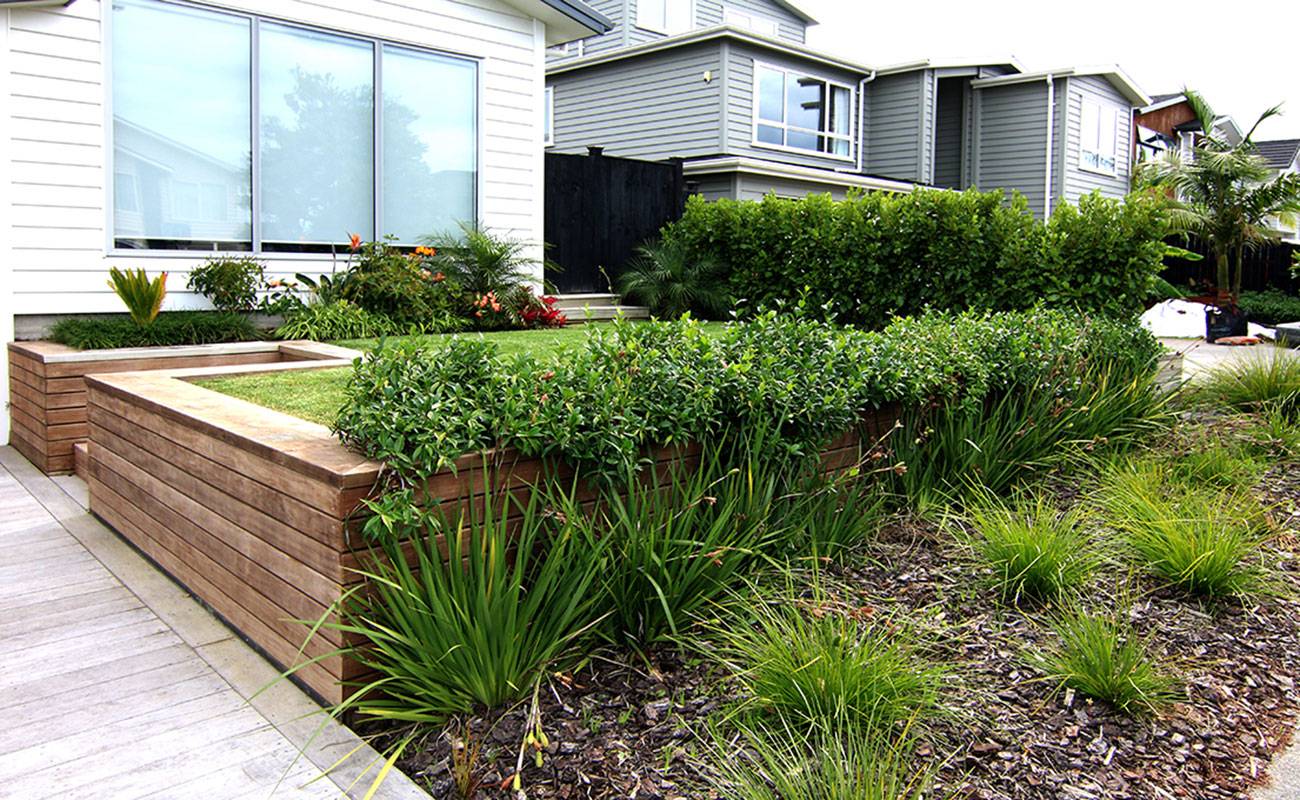 A Steep Slope Nz Garden Landscape Design