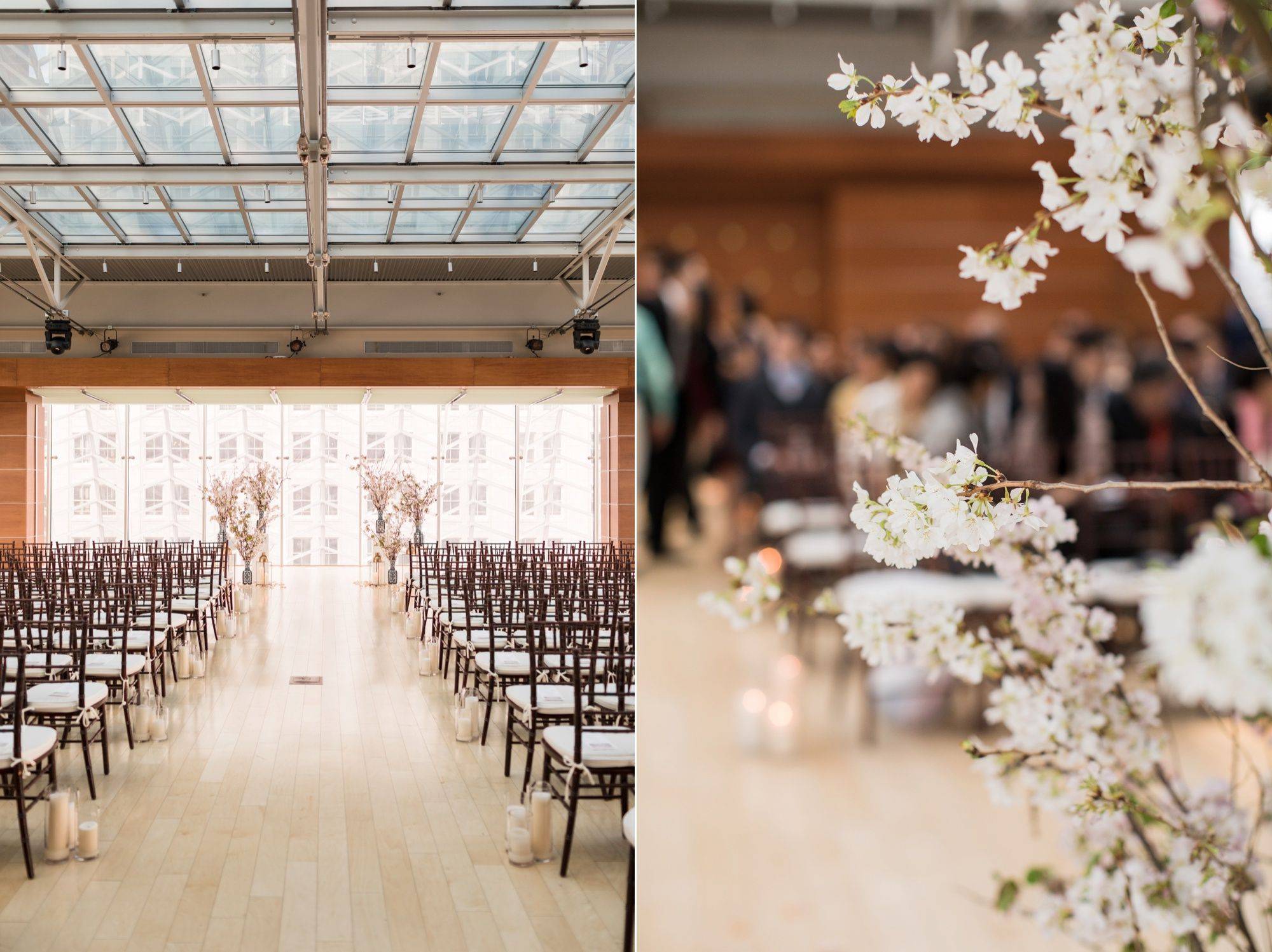 Romantic Kimmel Center Wedding Reception Space Wedding