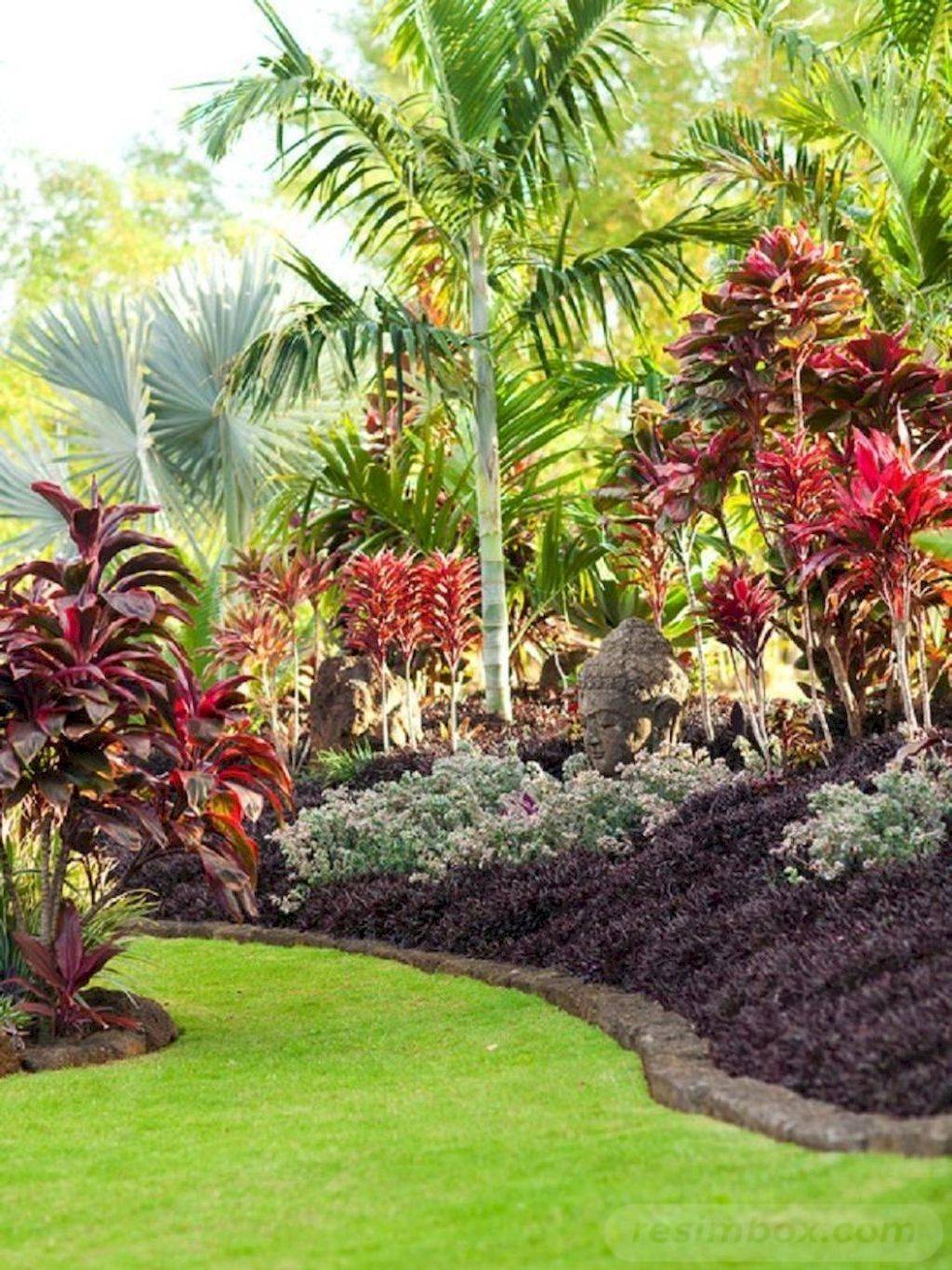 Awesome Tropical Garden Landscaping Ideas Tropical Garden Design