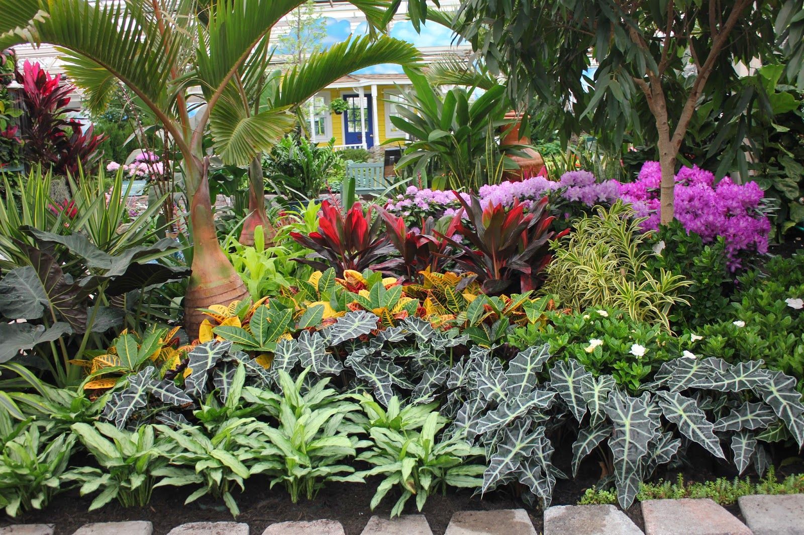 Tropical Flower Garden Design Ideas