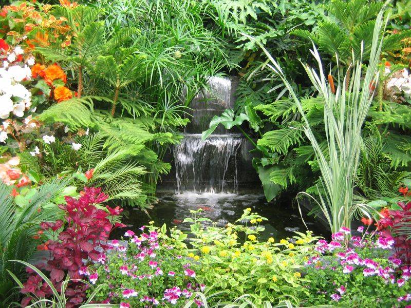 Backyard Garden Waterfalls