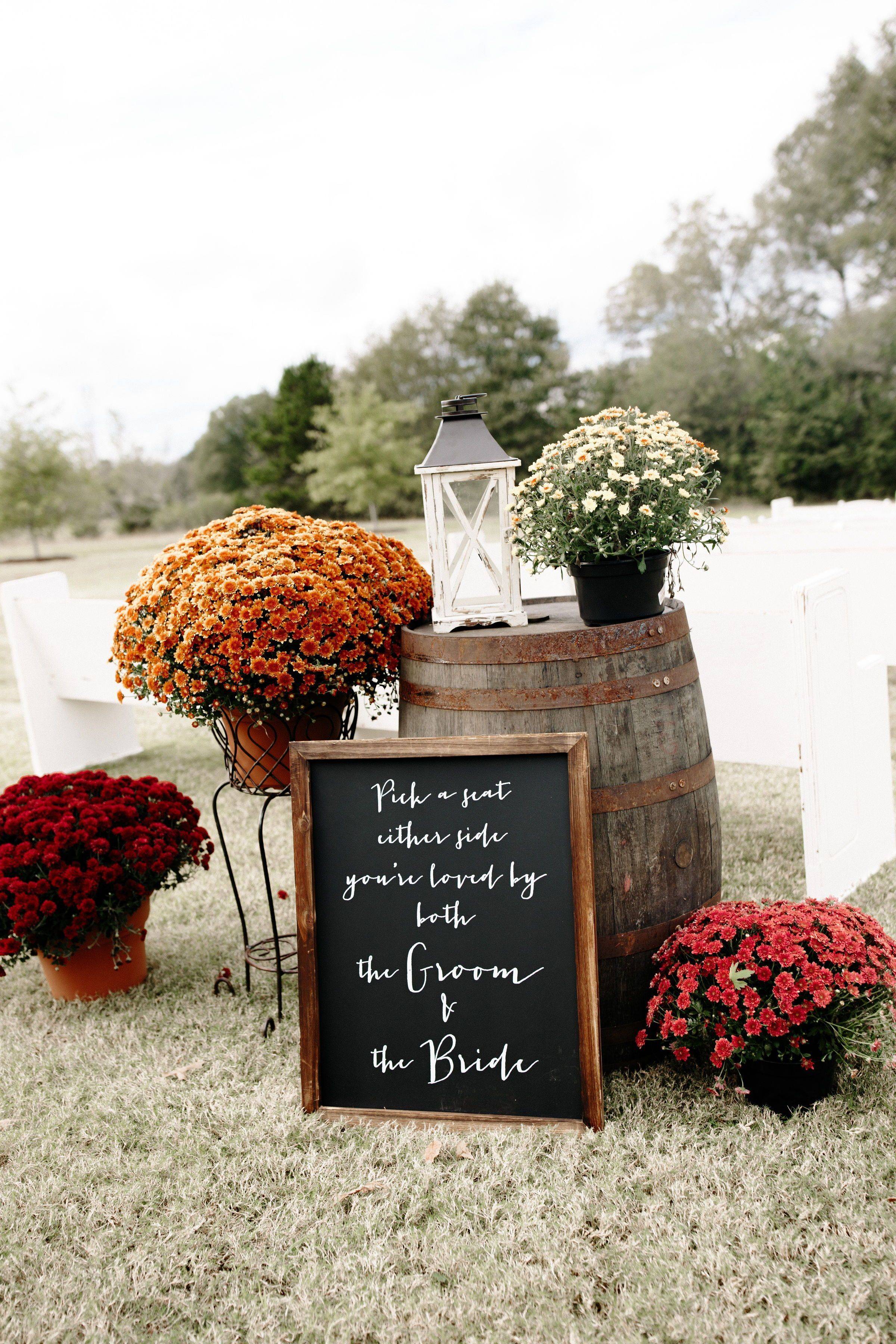 Outdoor Wedding Rustic Lilac Centerpiece