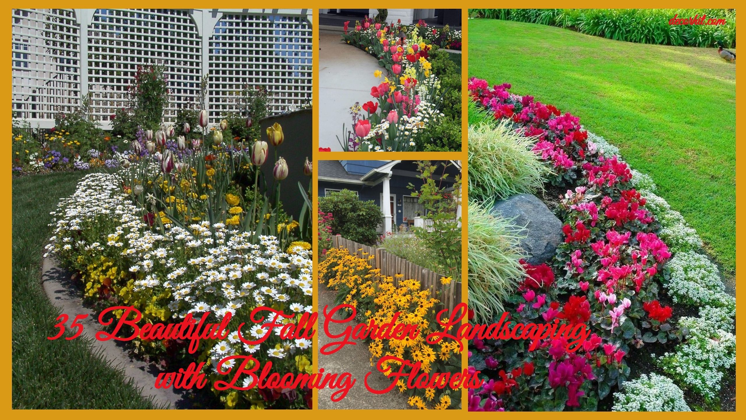 Beautiful Fall Garden Landscaping Ideas
