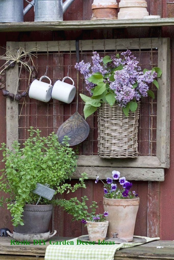Rustic Garden Decor
