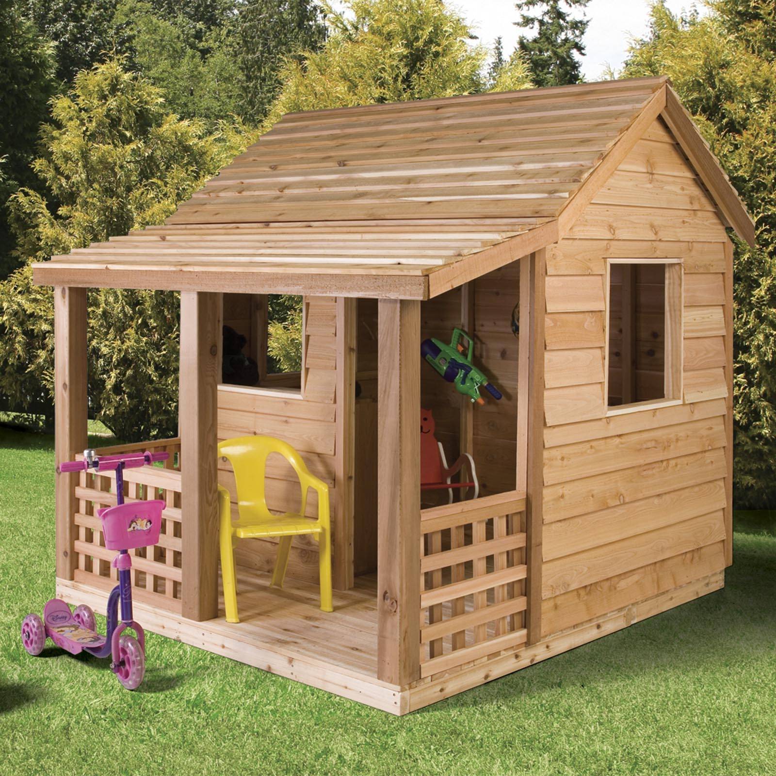 X Traditional Swiss Cottage Playhouse Garden Sheds Direct