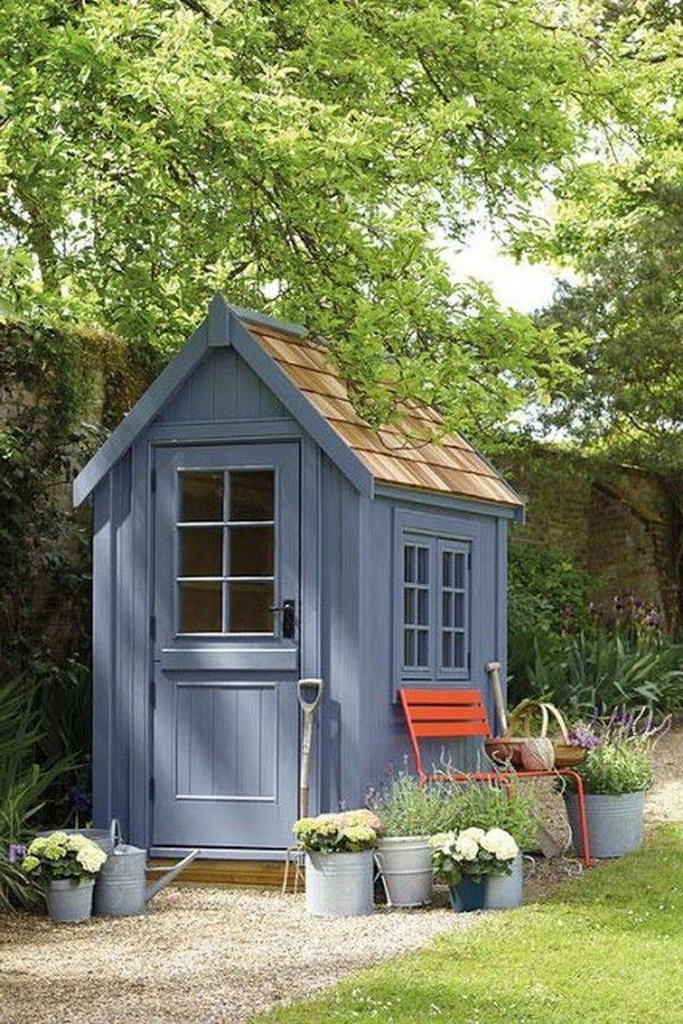 Lovely Colorful And Bright Painted Shed Ideas