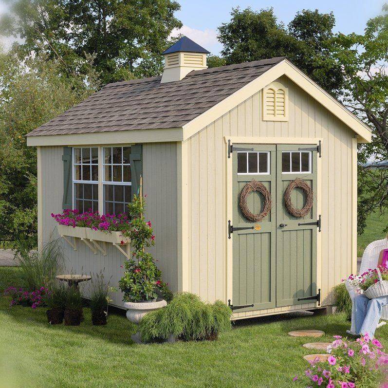 Outdoor Living Today Ft X Ft Leanto Cedar Wood Storage Shed In The