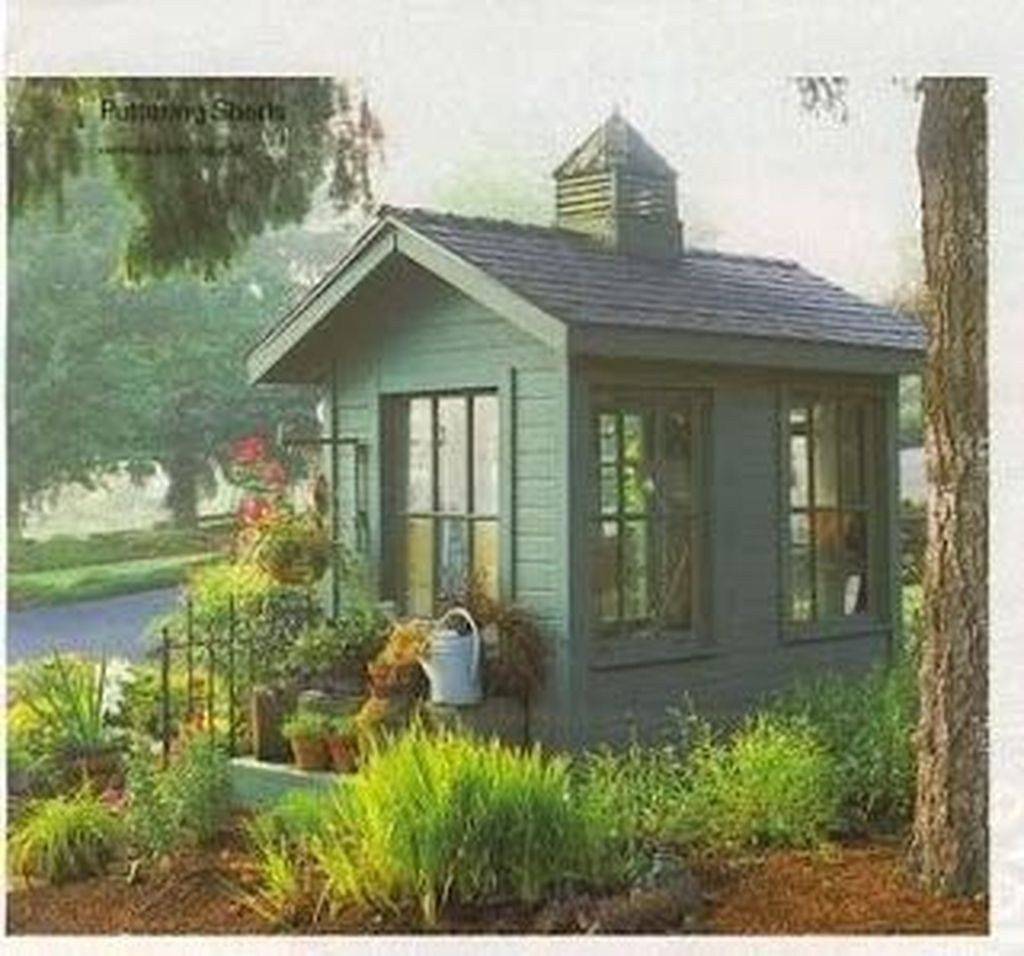 Total White Out The Most Charming Garden Sheds On Pinterest