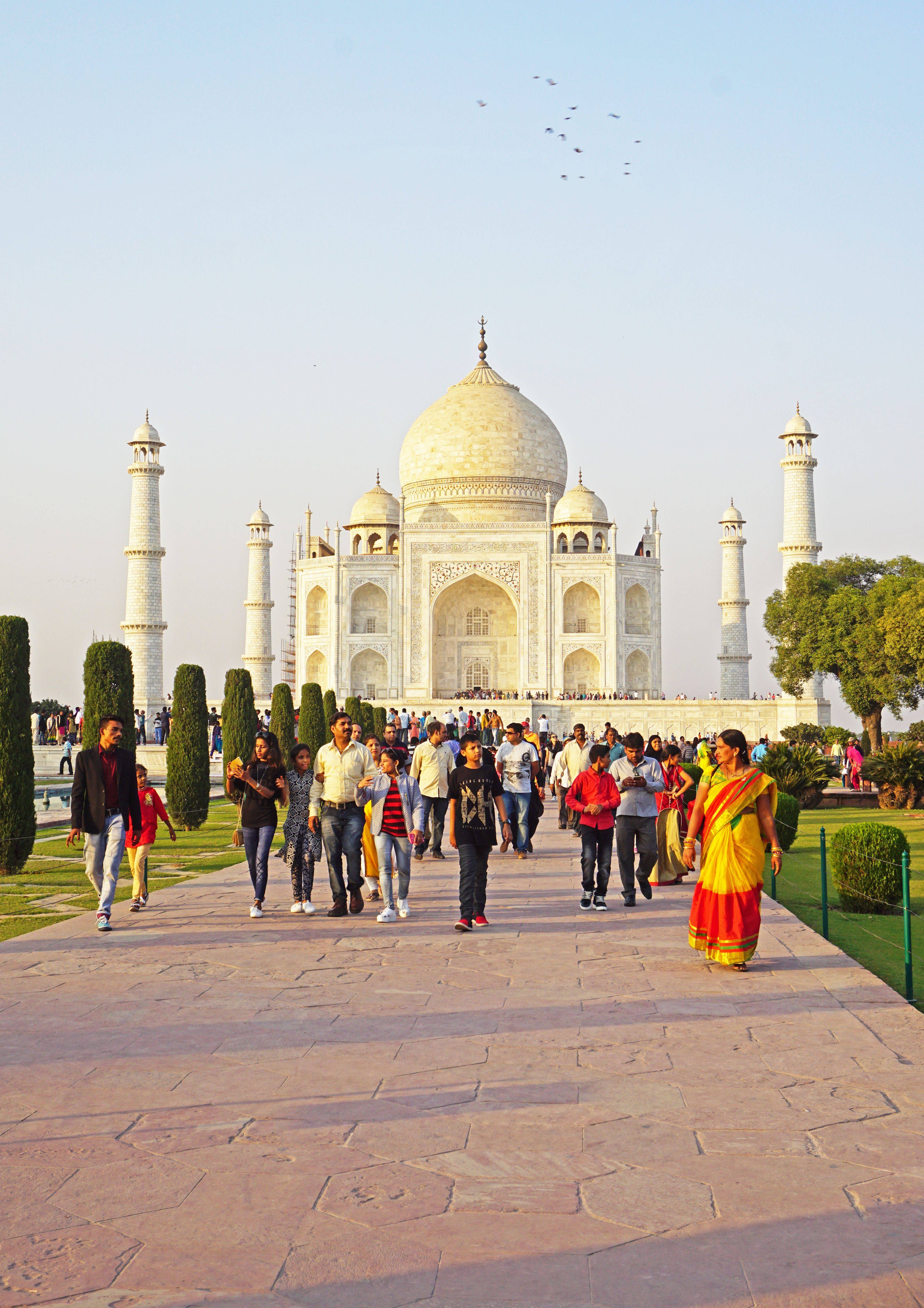 Taj Mahal India Monument Garden Hanging Tapestry Room Decor Ideas