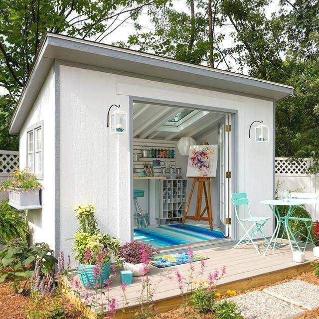 Gardenshedturnedtinyguesthouse I Really Really Want To Tear Down