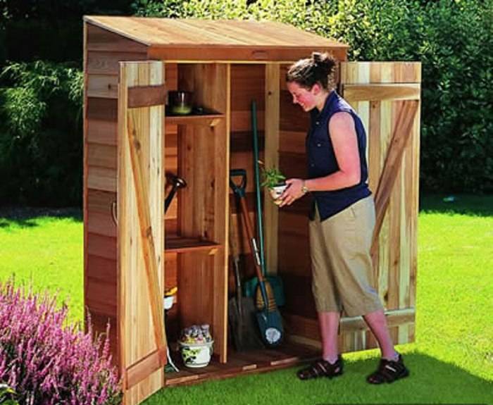 A Diy Garden Storage