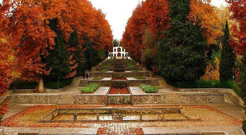 Shazdeh Mahan Garden Stock Image