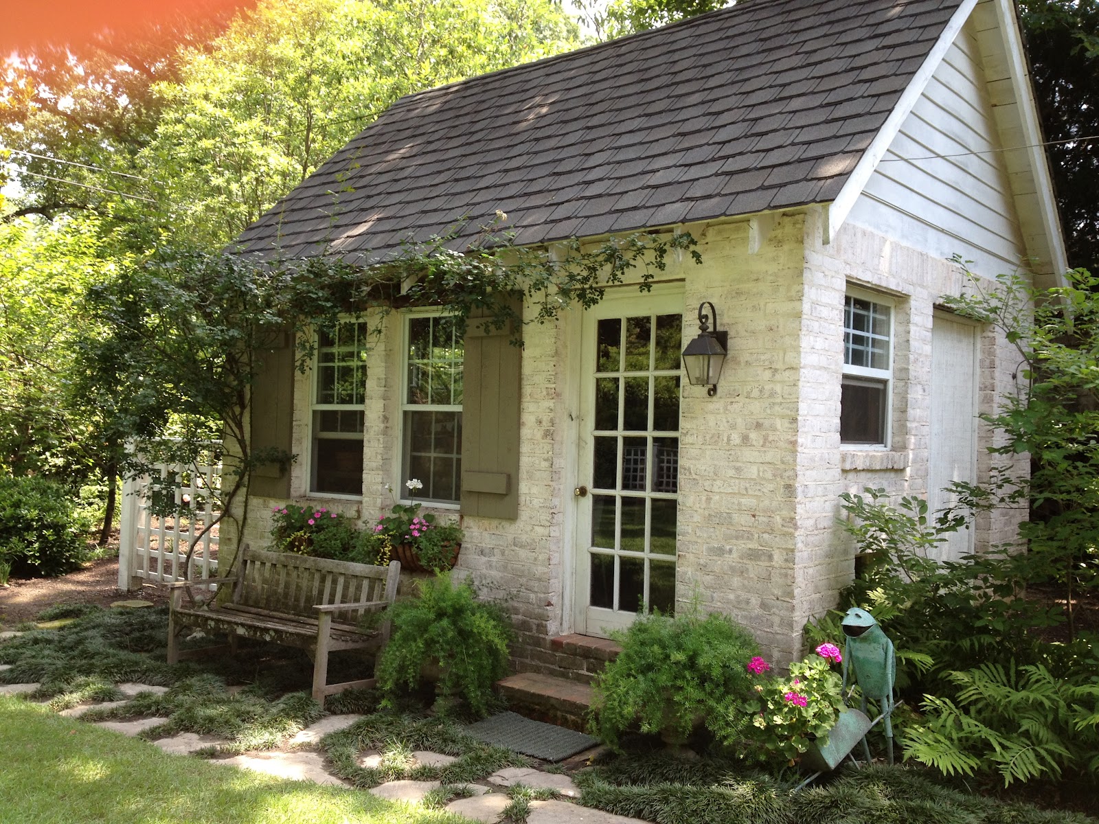 The Stone Garden Shed Allgreen Garden Design Southern Living