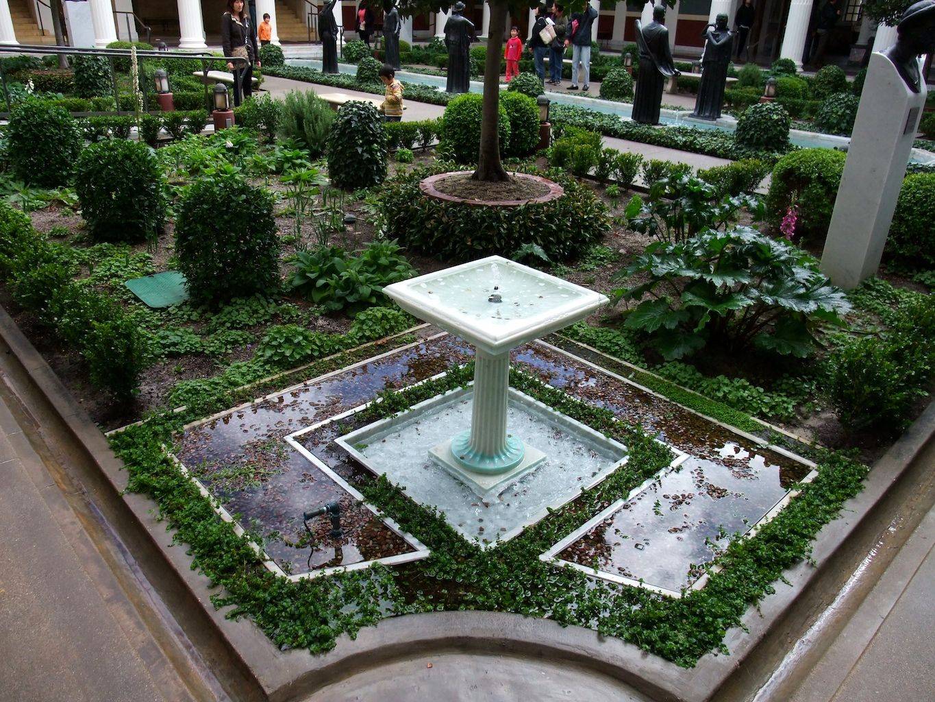 East Garden View Getty Villa Garden View