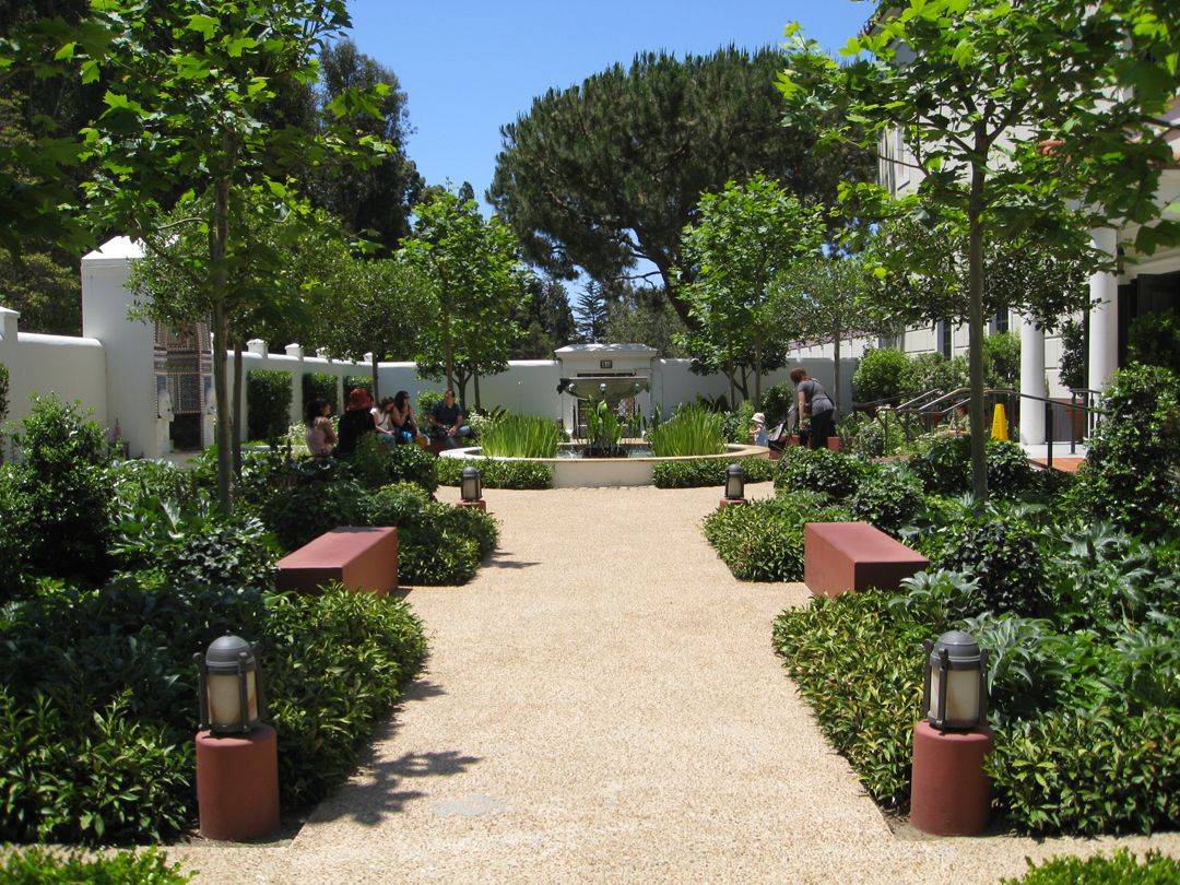 East Garden View Getty Villa Garden View