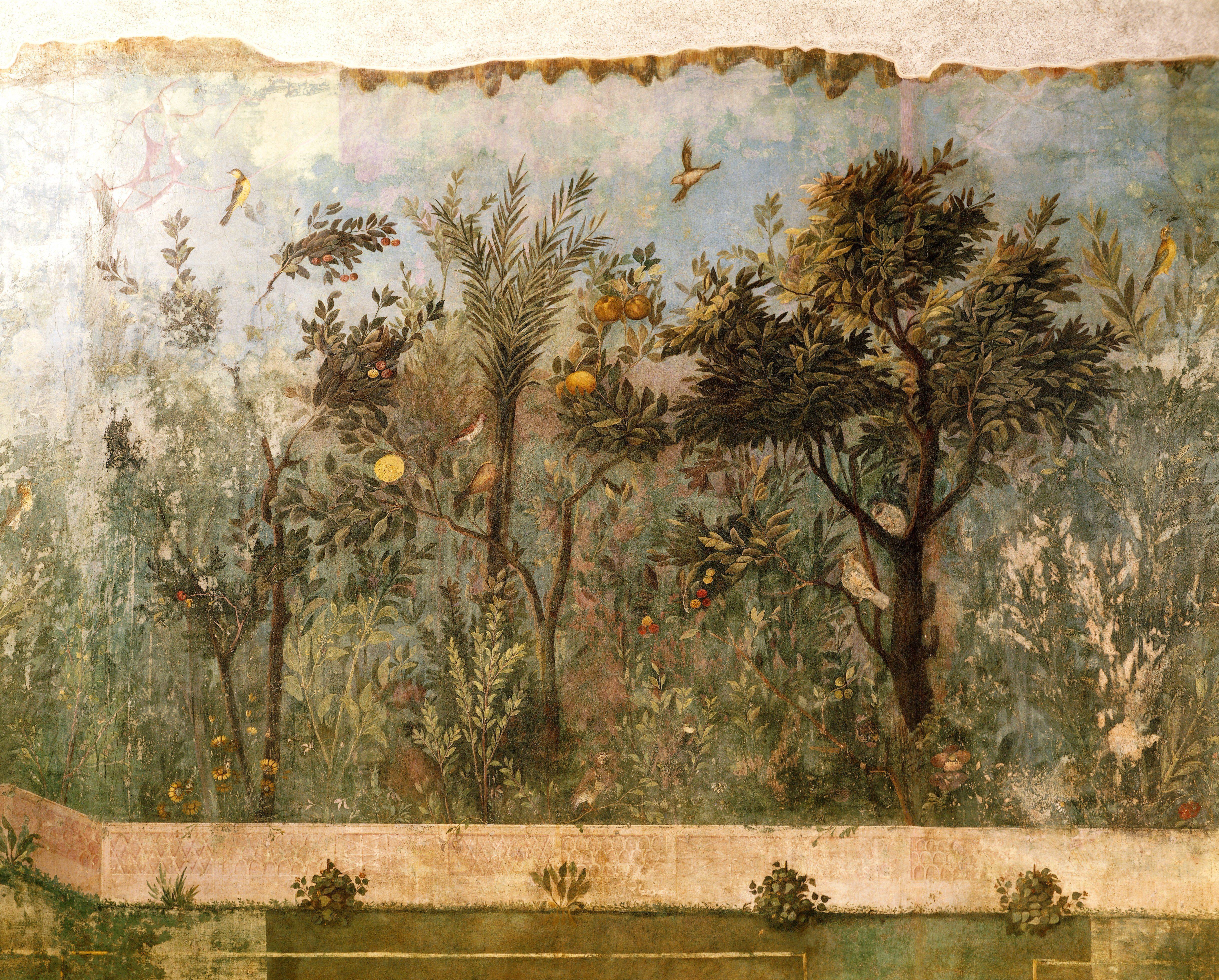 Painting Garden Mural