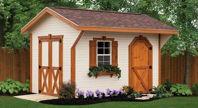 Highland Shed Amish Yard Rustic Shed