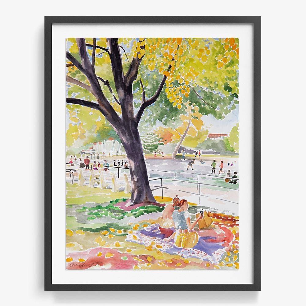 Unknown Figurative Painting Large Scale Persian Hunt Painting