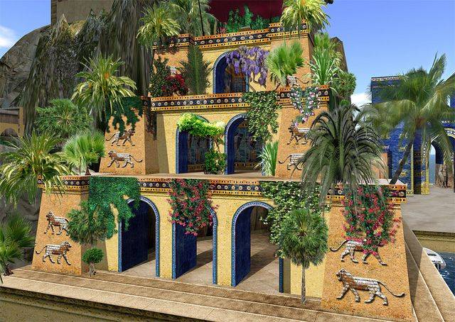 Ancient Hanging Gardens Babylon