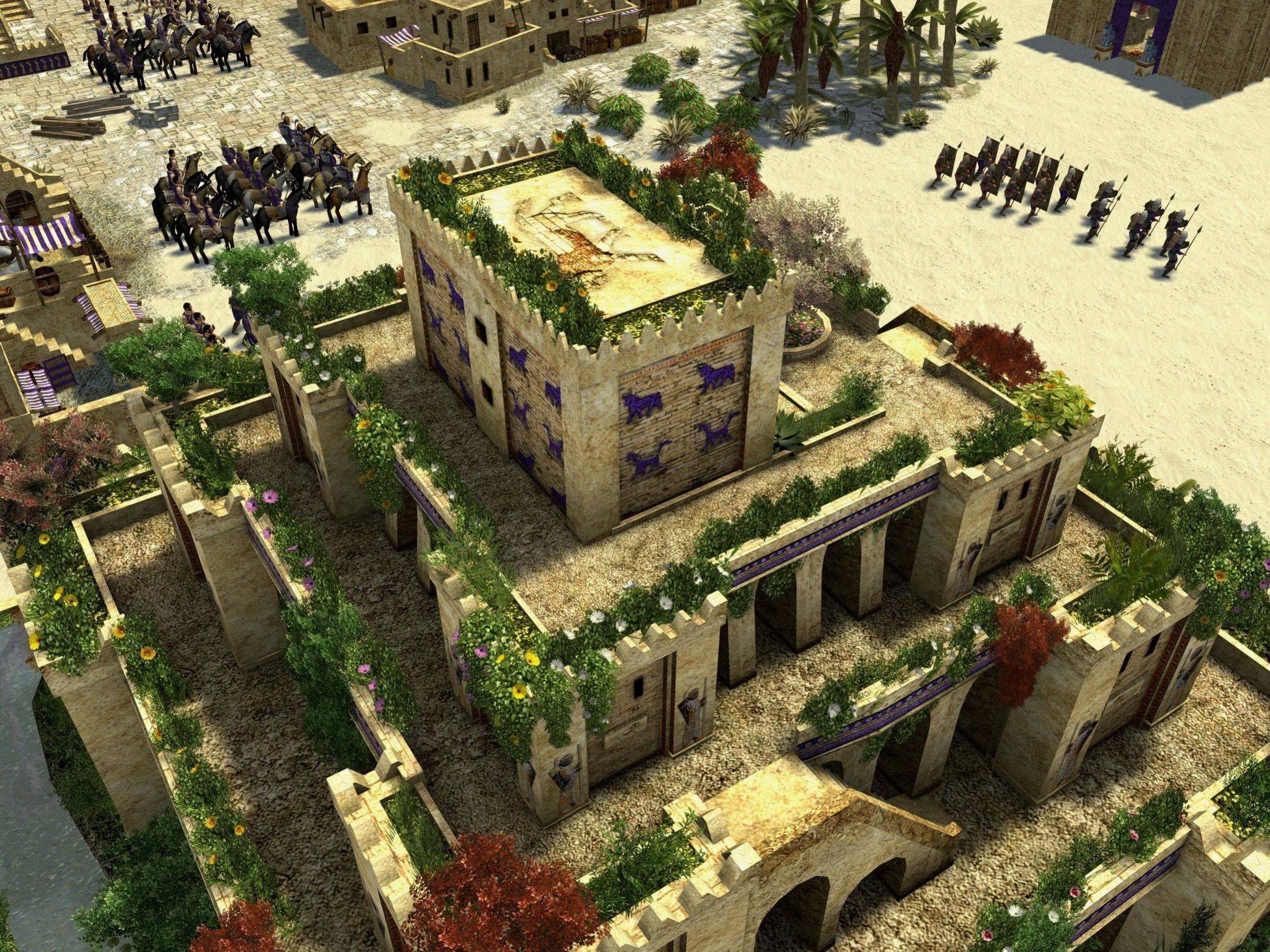 Ancient Hanging Gardens Babylon
