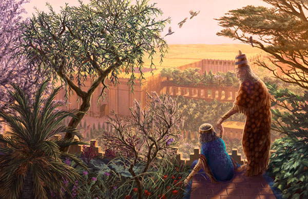 Nineveh Hanging Gardens Relief Hanging Garden