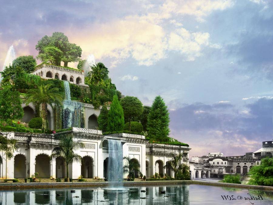 Ancient Architecture Babylon In Gardens Of Babylon Ancient
