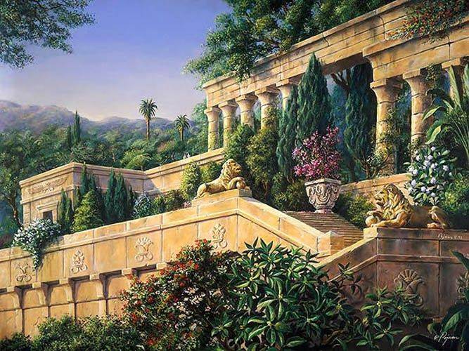 Ancient Hanging Gardens Babylon