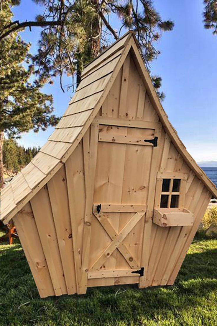 Autumn Outhouse Backyard