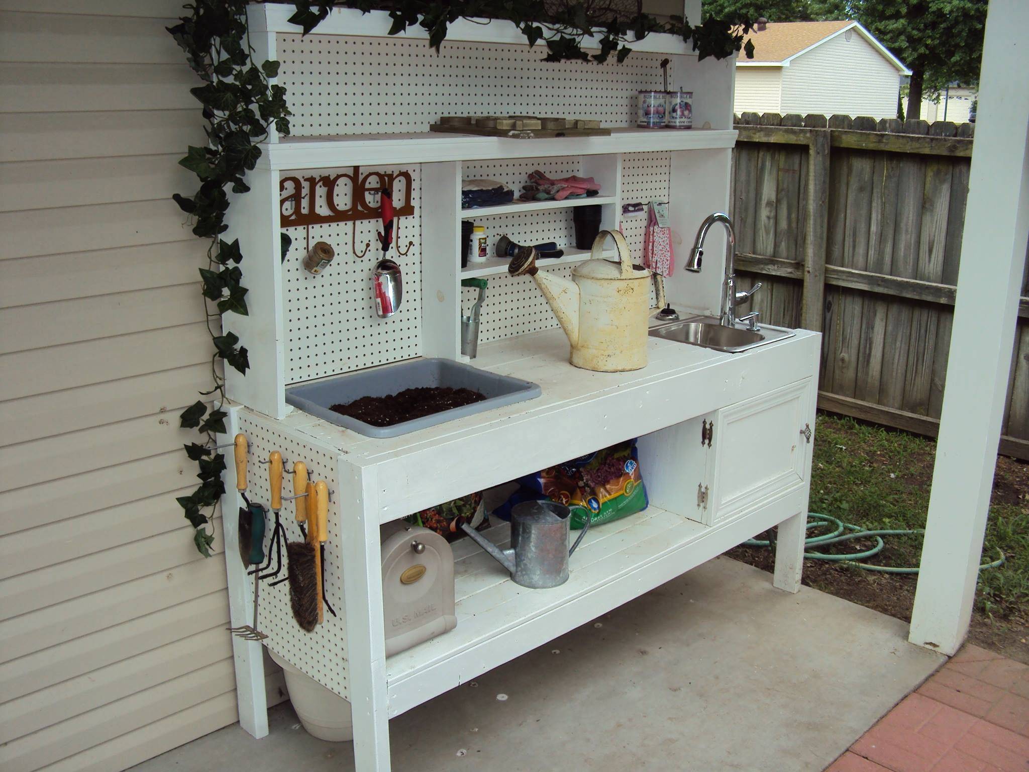 Rustic Garden Storage Potting