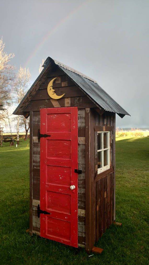 Novelty Outhouse Brimfield Shed Handcrafted