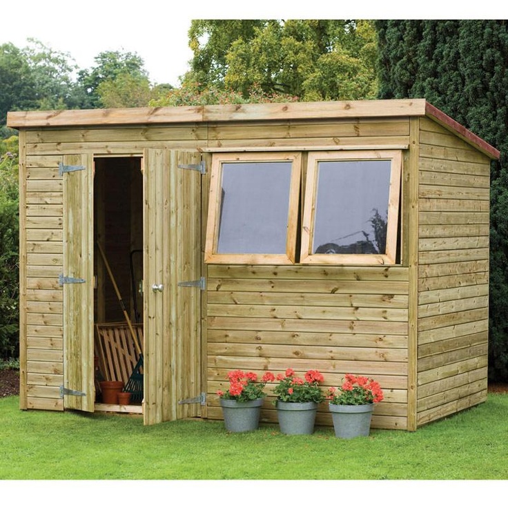 X Sun Pent Pent Shiplap Wooden Shed Departments