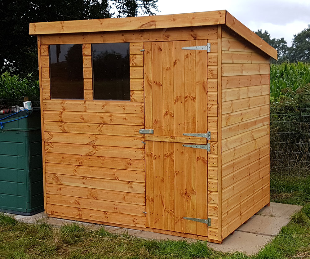 X Windowless Pent Garden Shed Shed Monkey