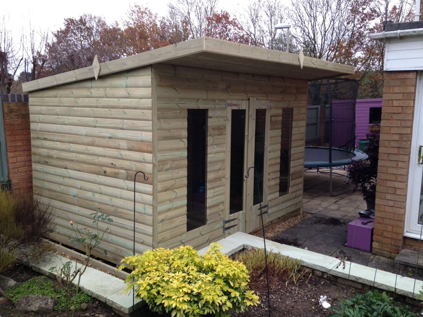 Forest Garden X Pent Overlap Timber Shed Assembly Service
