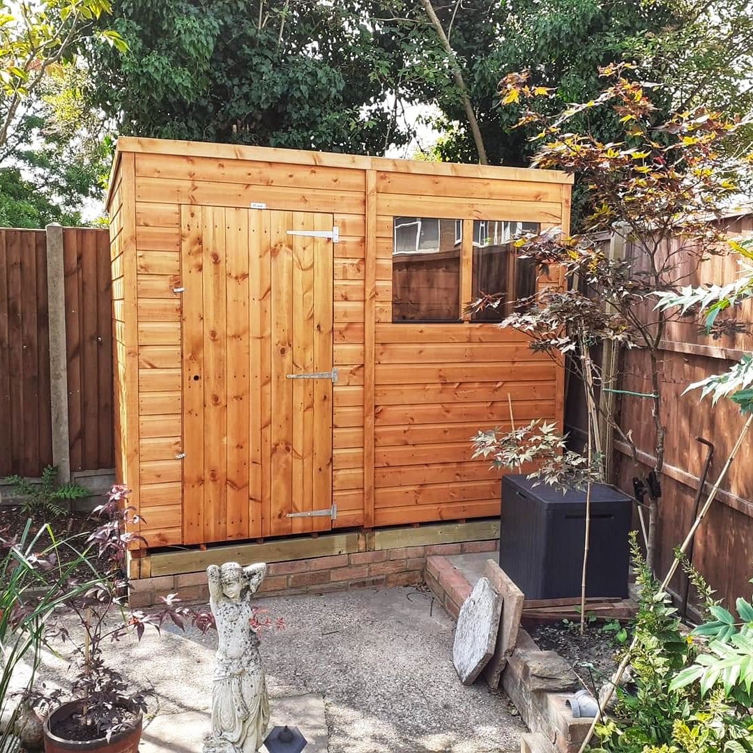 Forest Garden Overlap Pent Garden