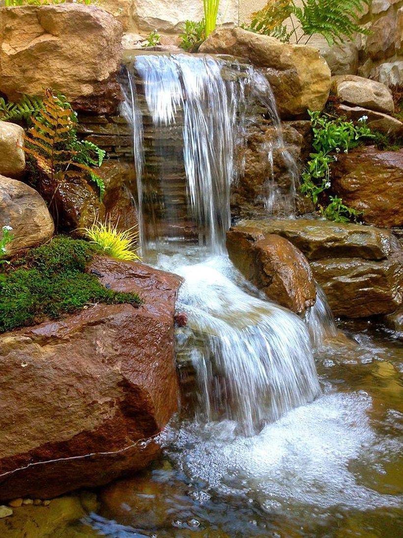 Modern Diy Garden Pond Waterfall Ideas