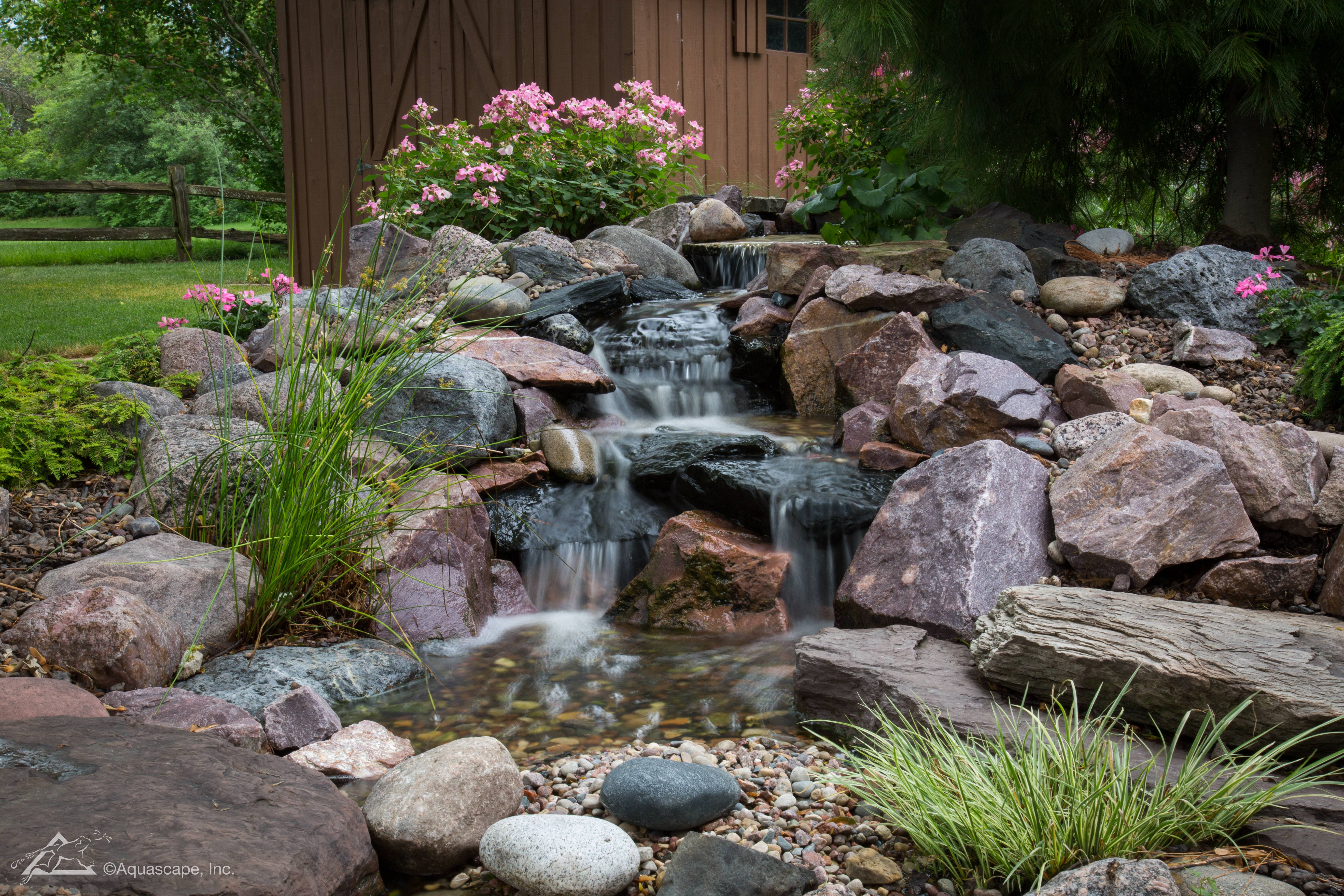 Diy Garden Pond Waterfall Ideas Frugal Living Waterfalls Backyard