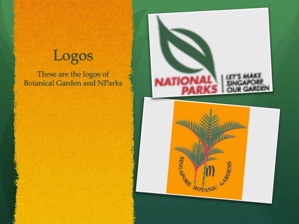 Entrance Sign Botanic Garden Singapore Botanic