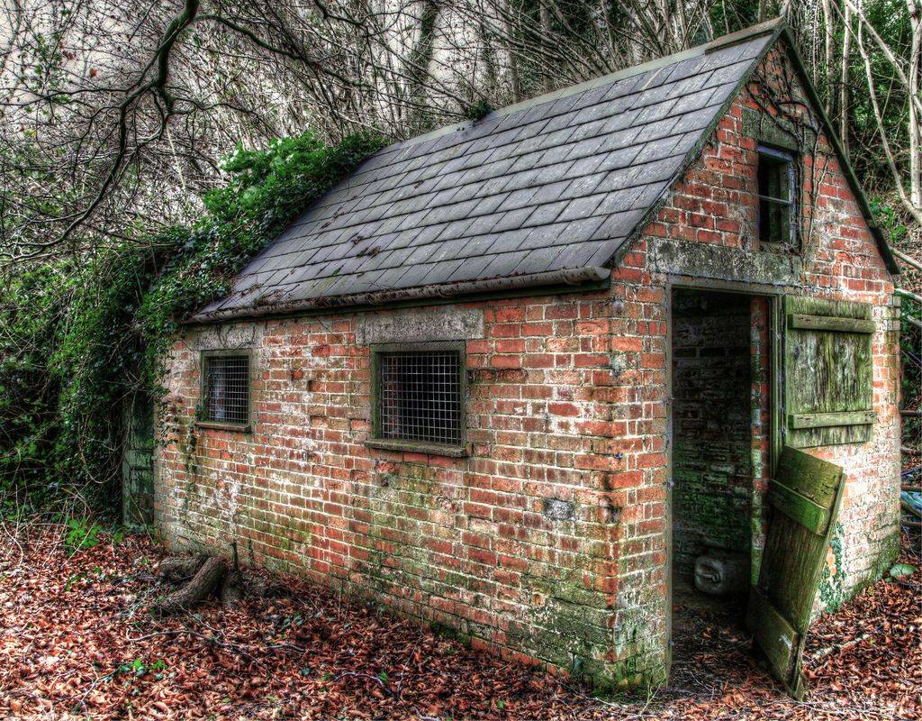 Old Brick Garden Shed