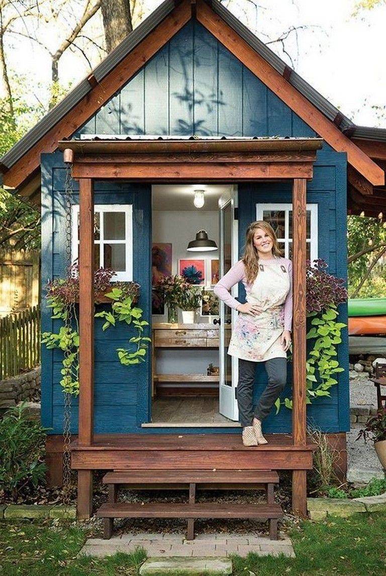Lovely Colorful And Bright Painted Shed Ideas