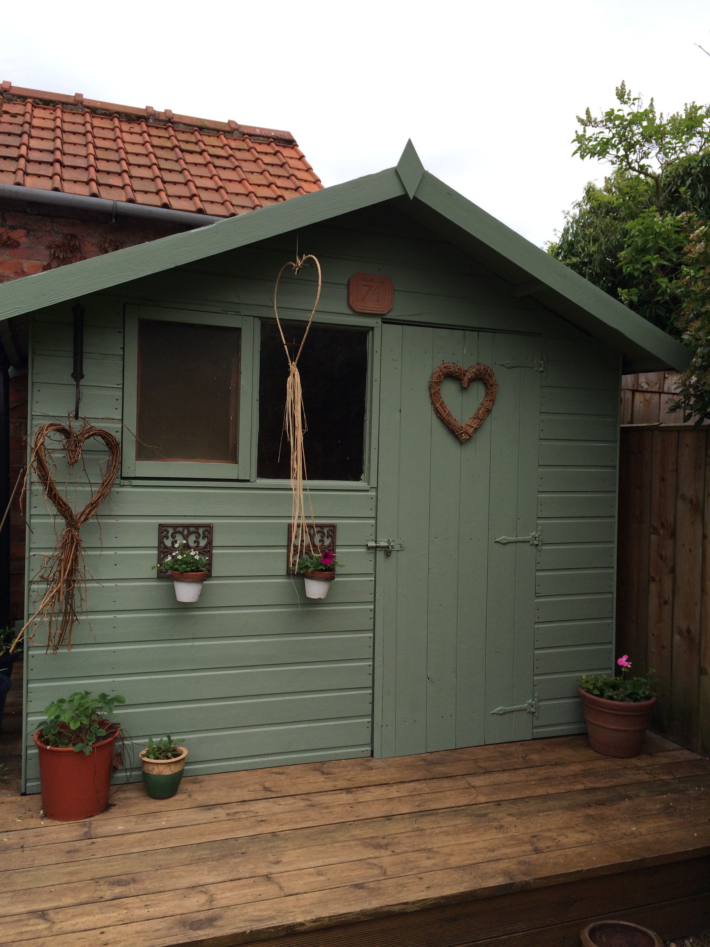 Painted Shed Ideas Contemporarydesign