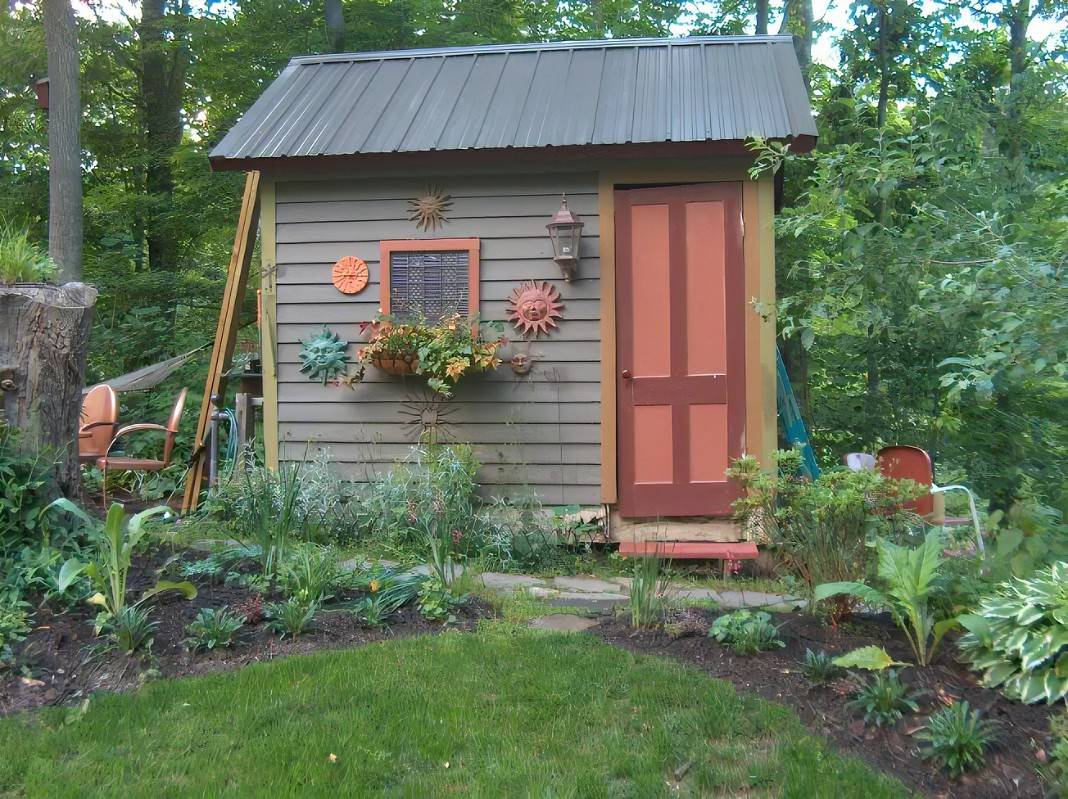 Painted Shed Ideas Contemporarydesign