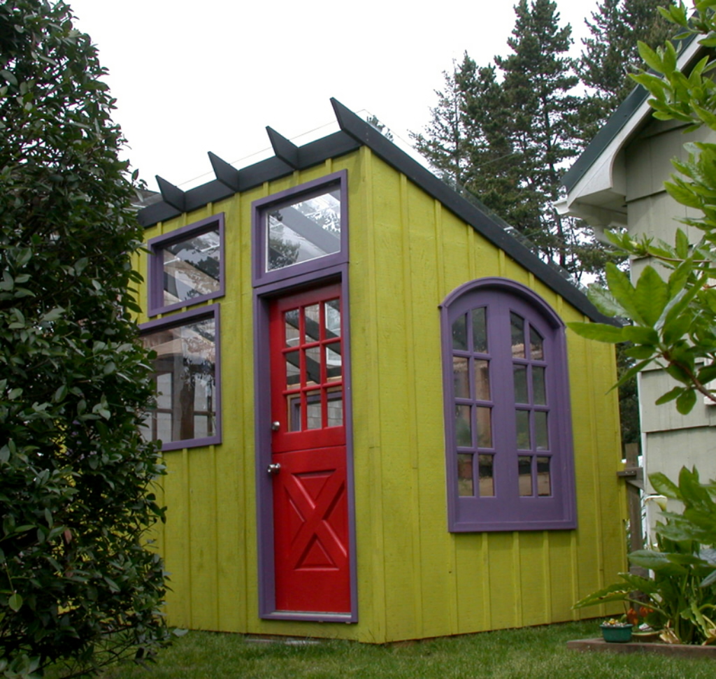 Painted Garden Sheds