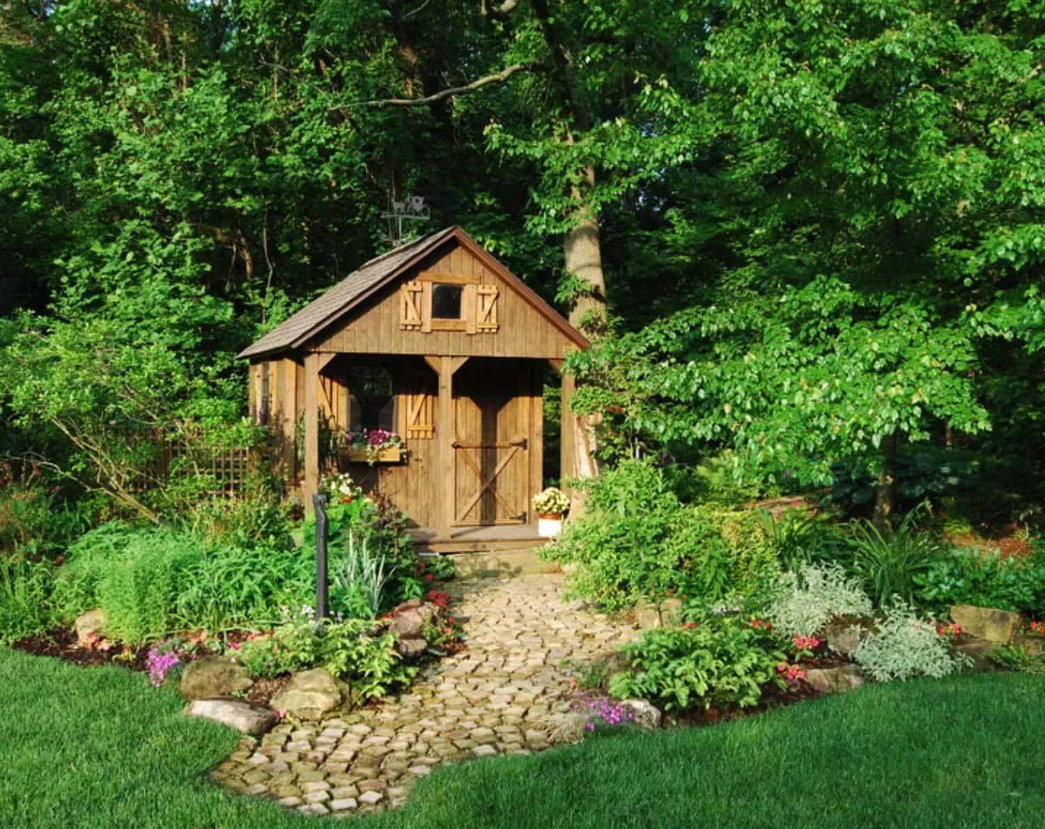 Lovely And Cute Garden Shed Design Ideas