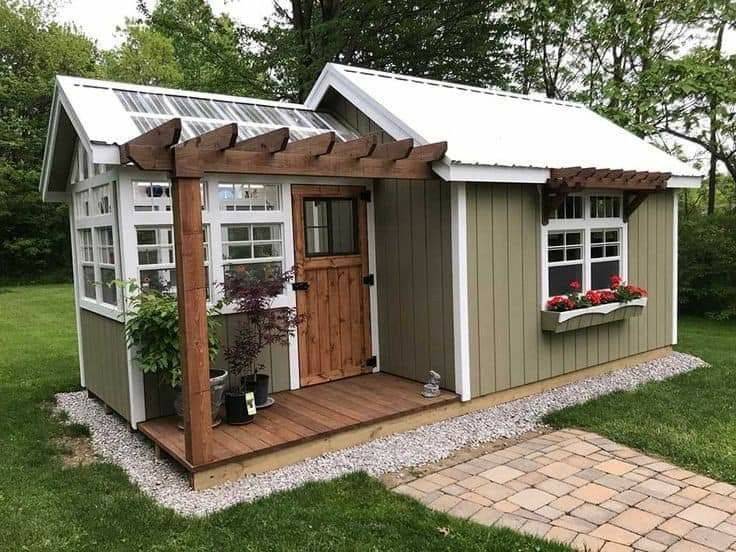 Lovely And Cute Garden Shed Design Ideas
