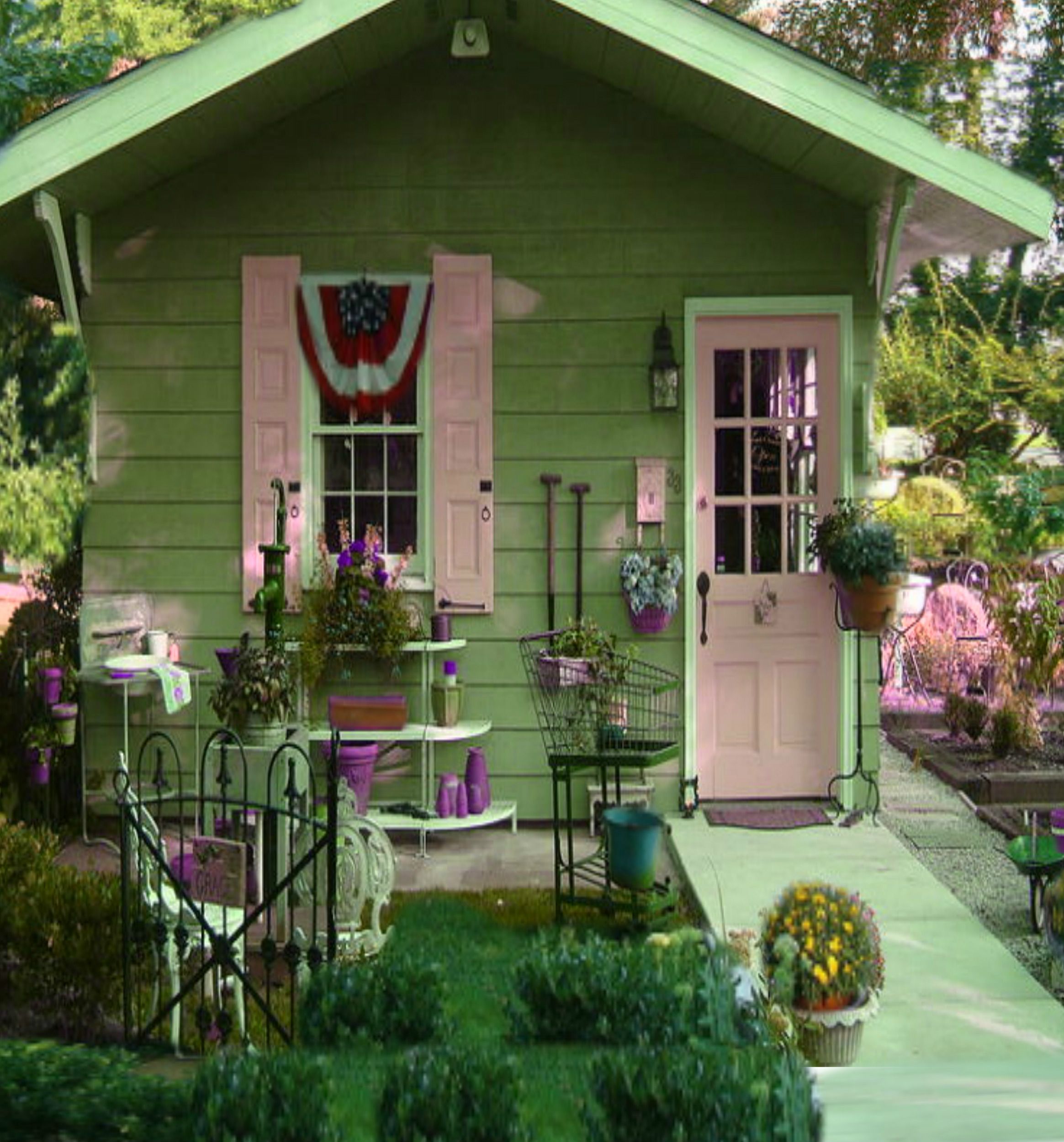 A Tiny Victorian Outhouse
