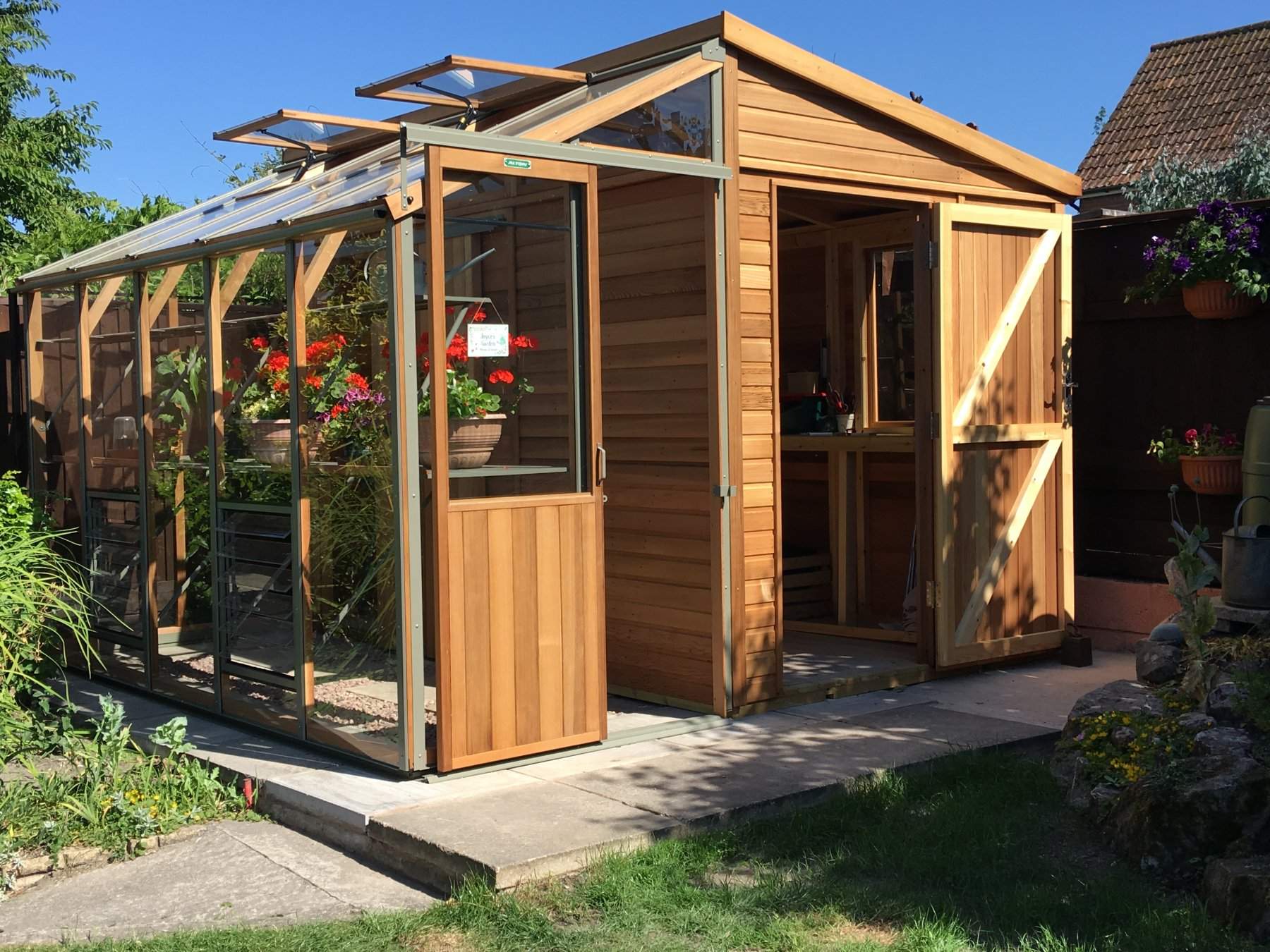 The Grand Grow And Store Greenhouse Shed Backyard Greenhouse