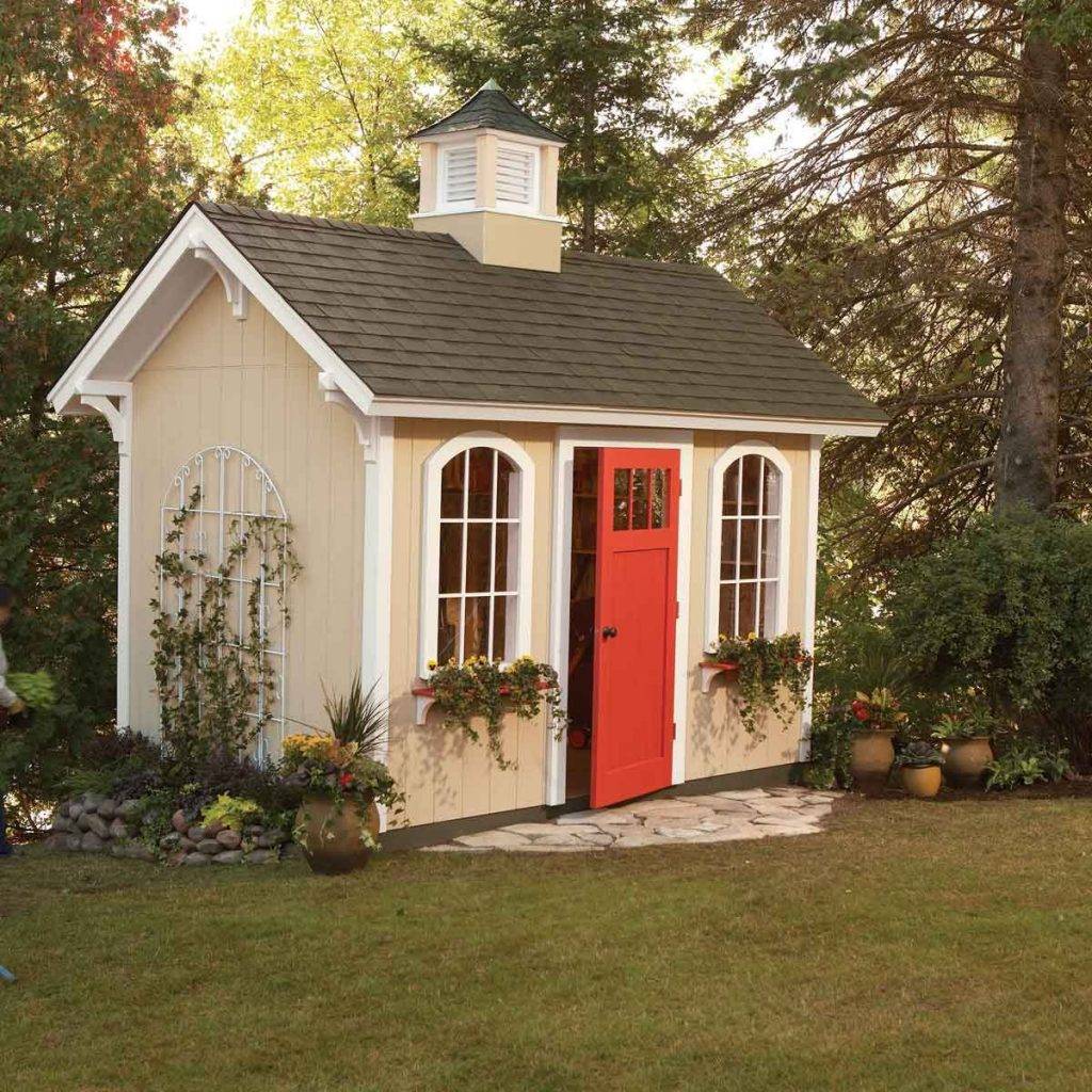 Lovely And Cute Garden Shed Design Ideas