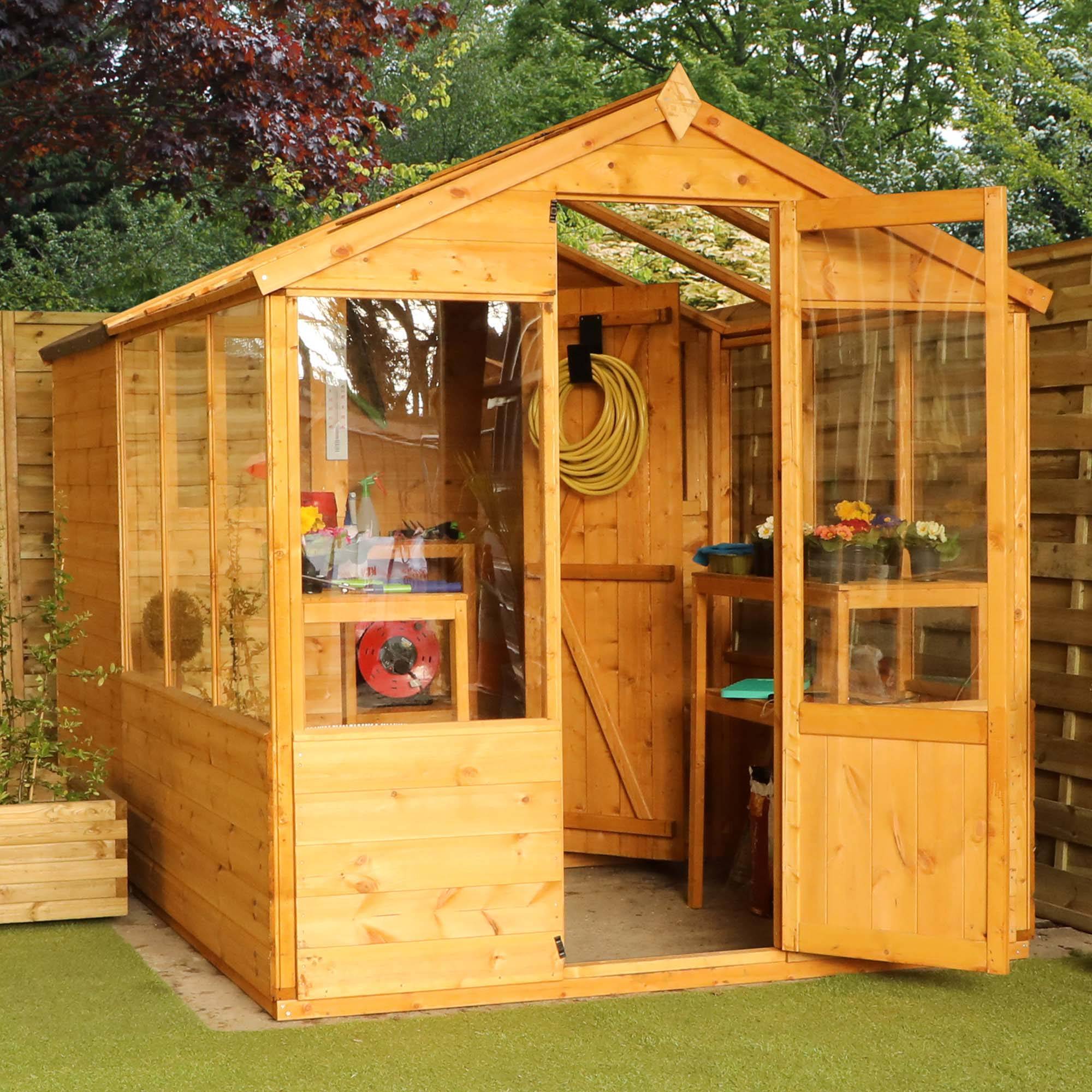 Greenhouse Hybrid Garden Shed Kits