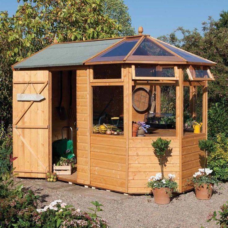 Shed Combination Building Greenhouse