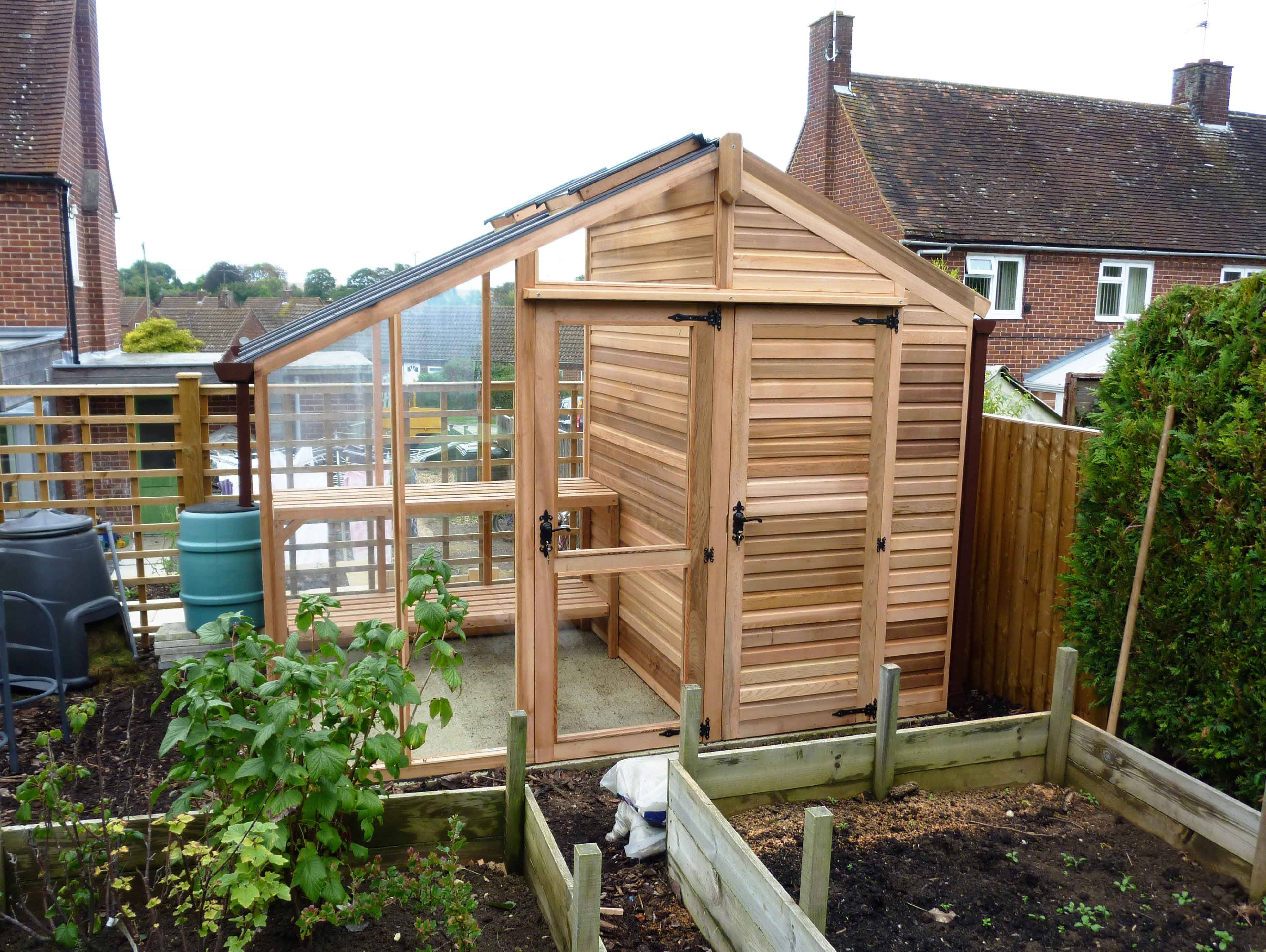 Garden Shed Greenhouse Combination Photo